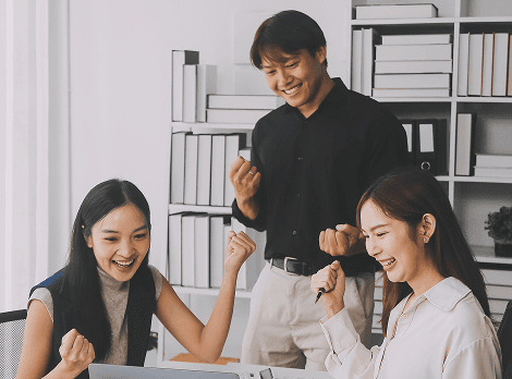 Business team discussion